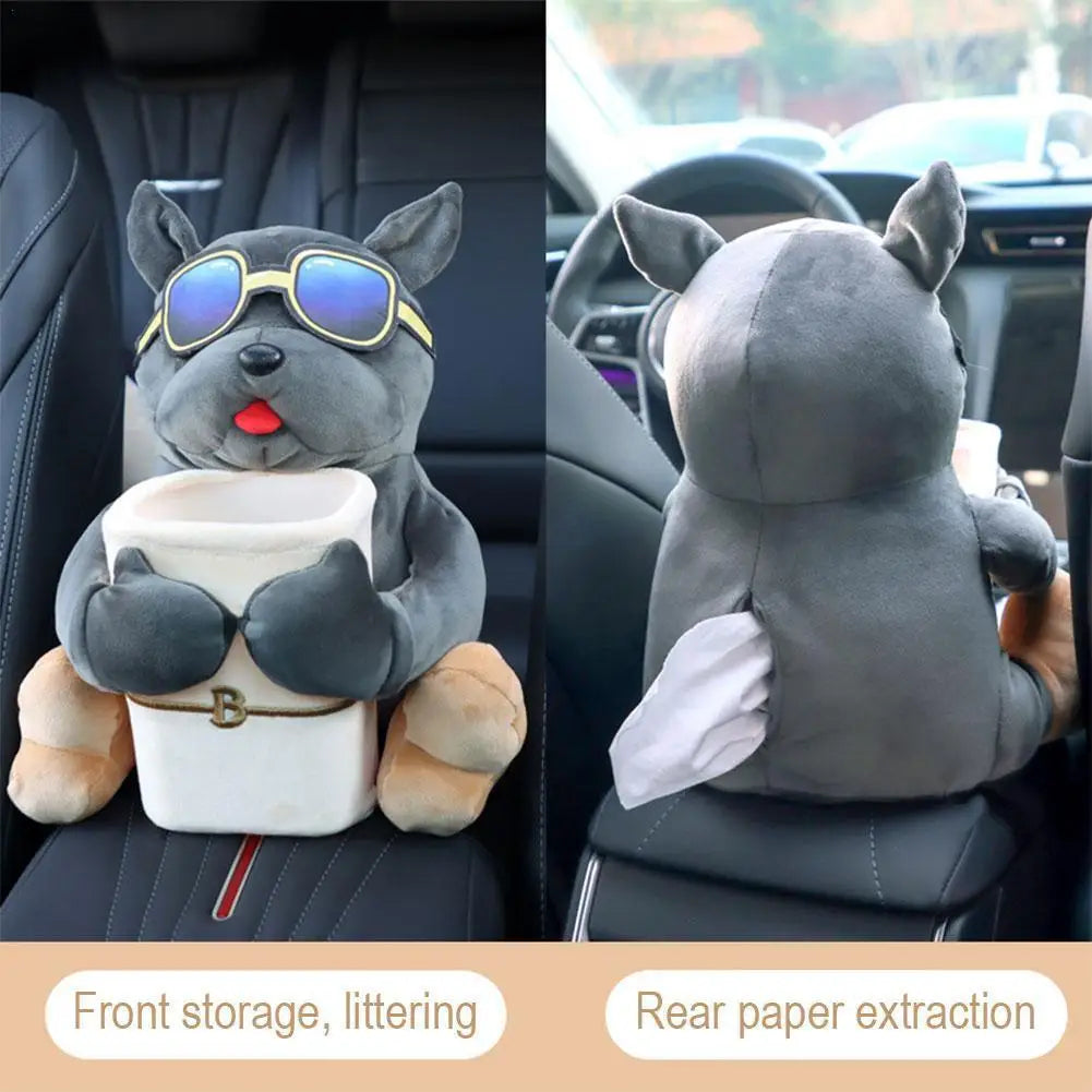🐾 PlüschBuddy – Der 2-in-1 Auto-Organizer mit Herz