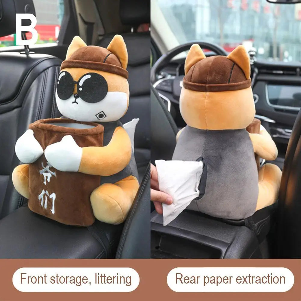 🐾 PlüschBuddy – Der 2-in-1 Auto-Organizer mit Herz