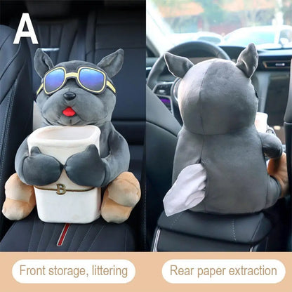 🐾 PlüschBuddy – Der 2-in-1 Auto-Organizer mit Herz