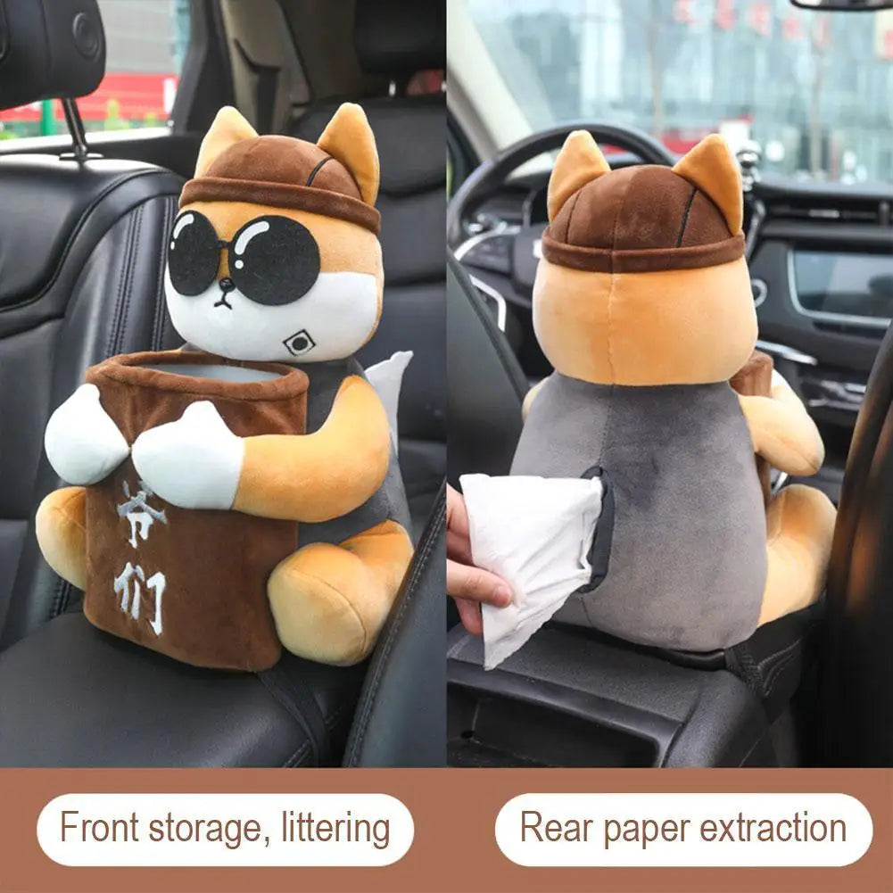 🐾 PlüschBuddy – Der 2-in-1 Auto-Organizer mit Herz