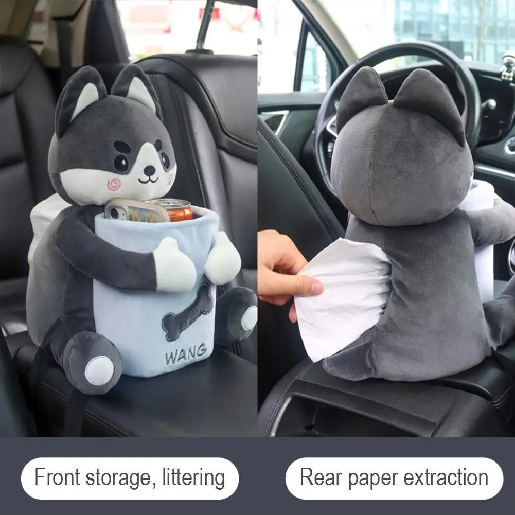 🐾 PlüschBuddy – Der 2-in-1 Auto-Organizer mit Herz
