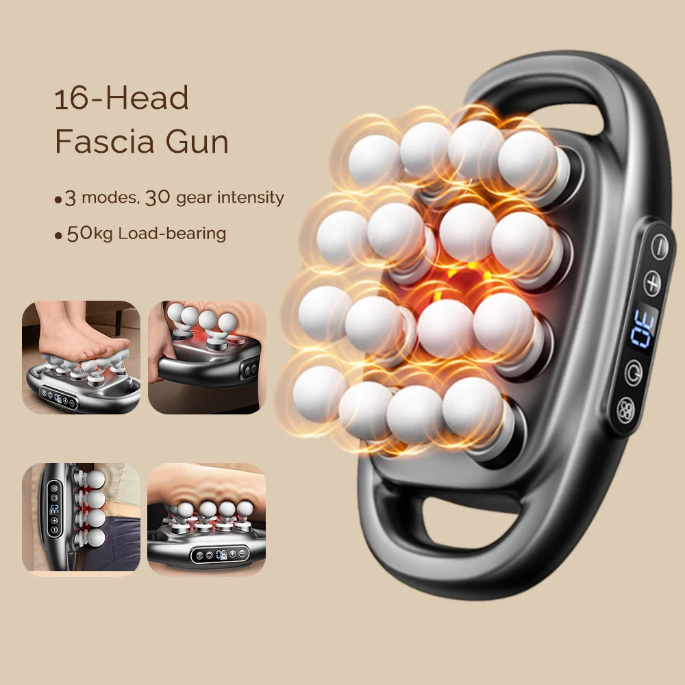 💪 MuscleMaster Pro – 16-in-1 Tiefengewebs-Massagegerät